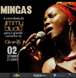 Poster: Coconuts Live in Maputo:  Guest performance at Jimmy Dludlu's Concert, Friday September 2, 2016, 9 PM