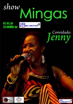 Poster for Mingas' appearance at 'Big Brother' in Xipamanine, Maputo on May 7, 2011