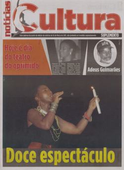 Concert review in 'Noticias - Cultura', March 16, 2011 (cover page)